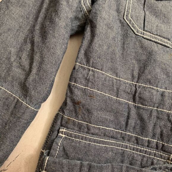 girls S gap kids jean jacket with hood - Picture 5 of 6